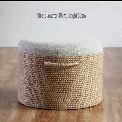  Solid Wood round Stool 