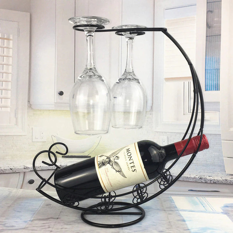 Hanging Metal Wine Rack