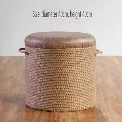  Solid Wood round Stool 