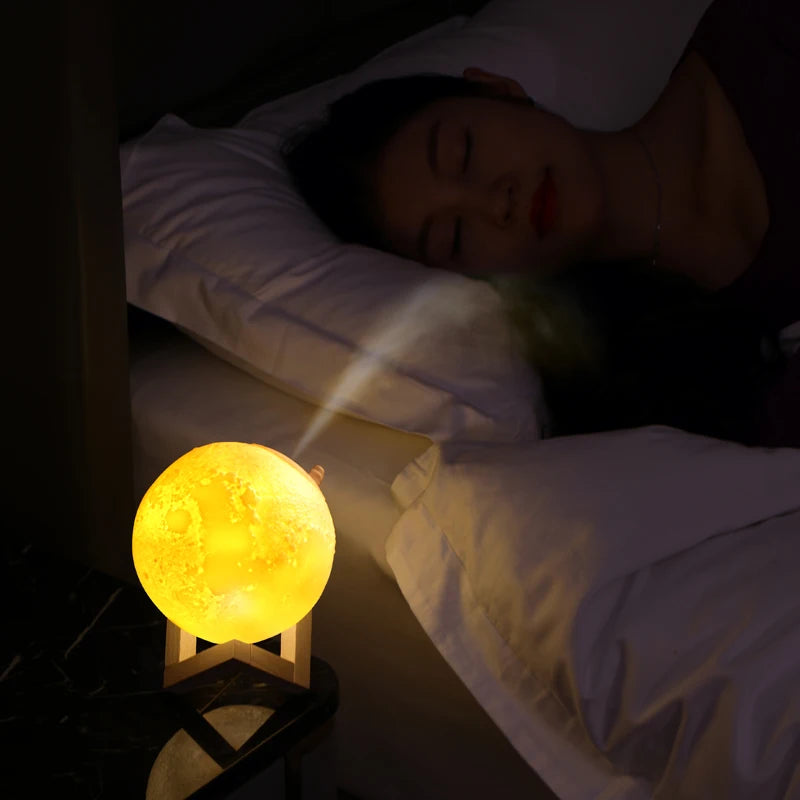 3D Moon Lamp Humidifier