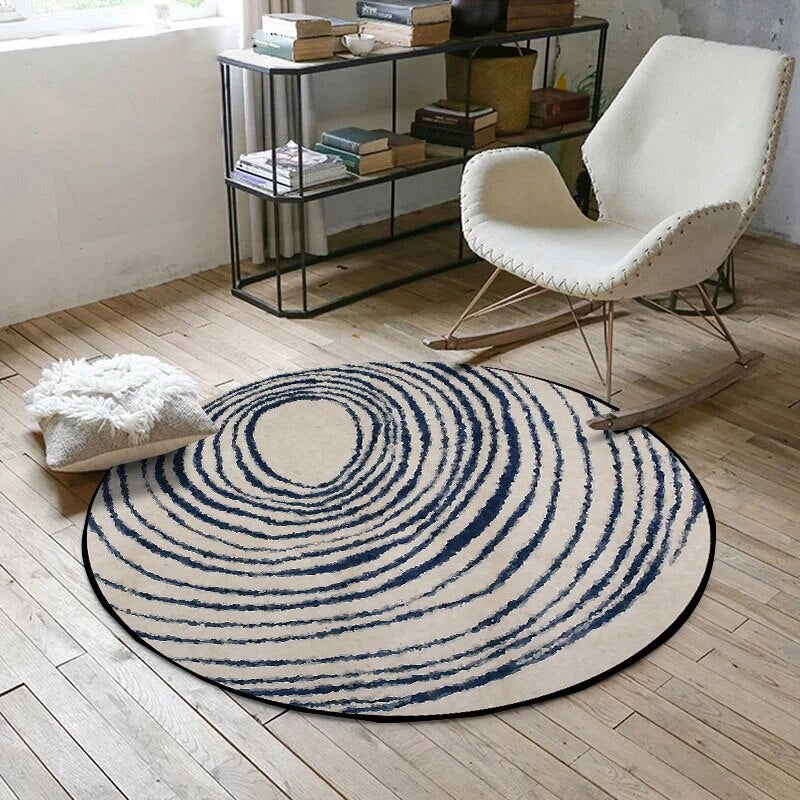 Blue Creative Rug