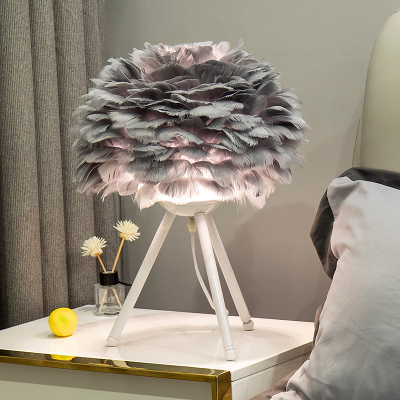 Feather Table Lamp