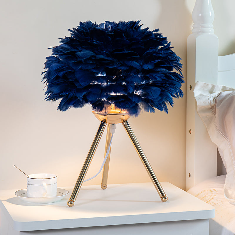 Feather Table Lamp